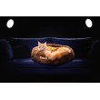 CROCODOG pelíšek pro psy a kočky - ortopedický - CHOCO BROWN