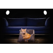 CROCODOG STRIPED PET BED - vysoký