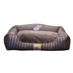 CROCODOG STRIPED PET BED 