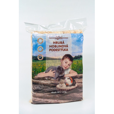 Hrubá hoblinová podestýlka 40 L / 1.6 kg